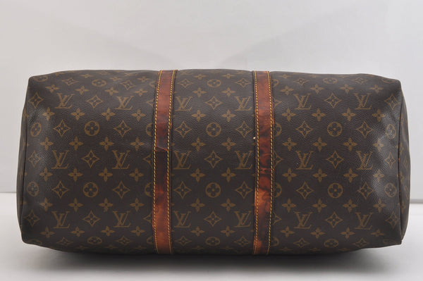 Authentic Louis Vuitton Monogram Keepall 50 Travel Boston Bag M41426 LV 7071J