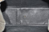 Authentic YVES SAINT LAURENT Sac Double Tote Bag Leather 168483 Silver 7071K