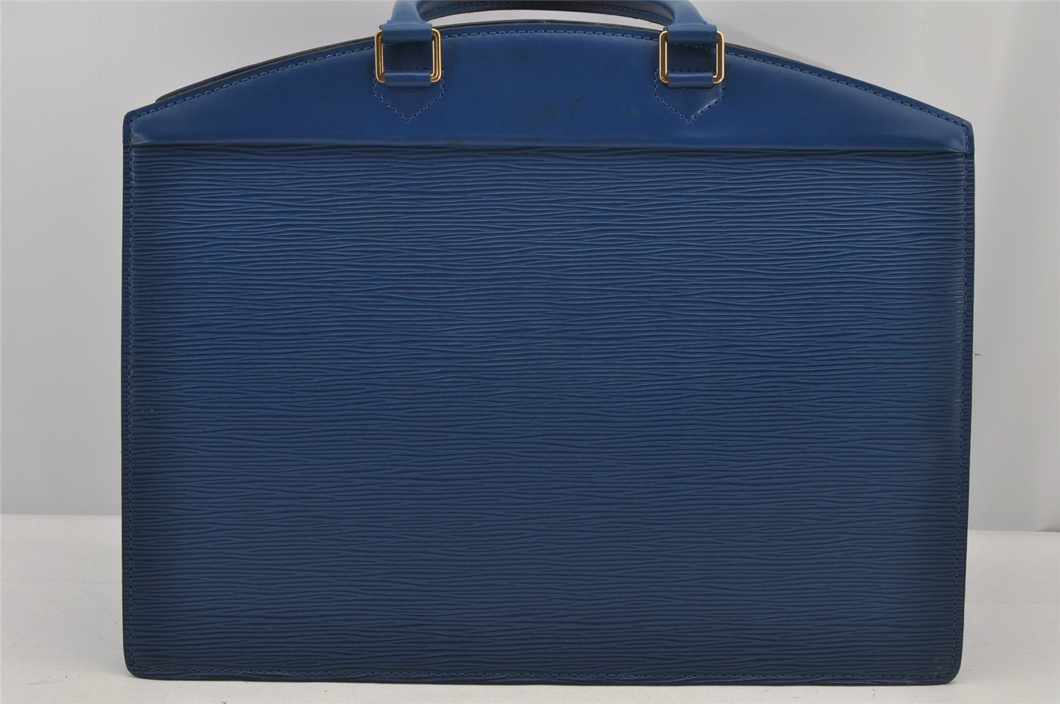Authentic Louis Vuitton Epi Riviera Hand Bag Blue M48185 LV 7072J