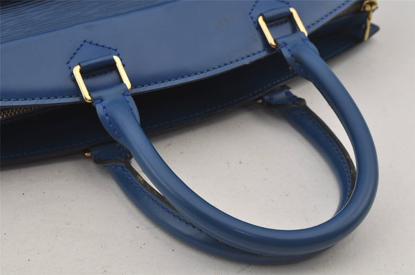 Authentic Louis Vuitton Epi Riviera Hand Bag Blue M48185 LV 7072J