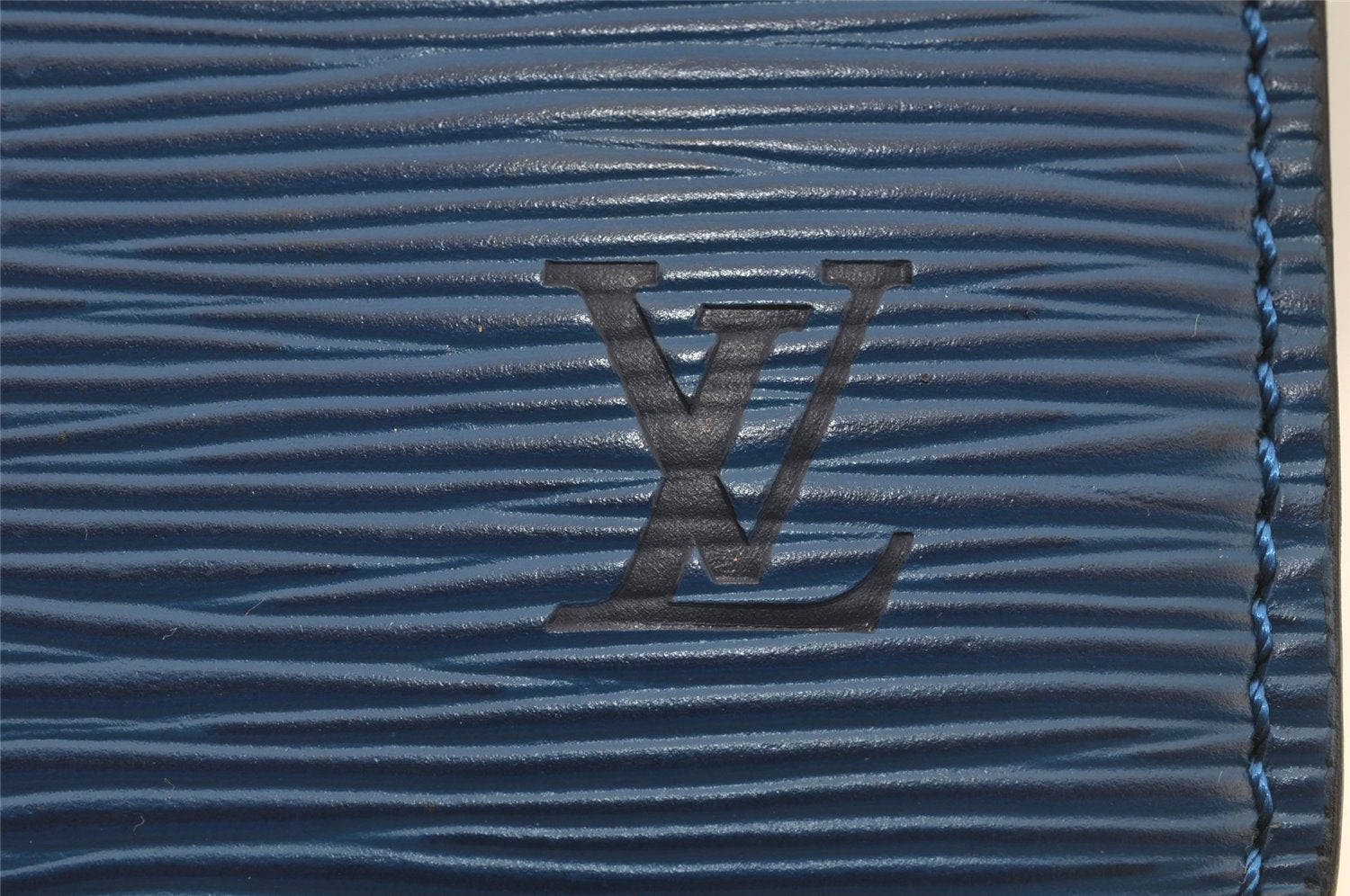 Authentic Louis Vuitton Epi Riviera Hand Bag Blue M48185 LV 7072J