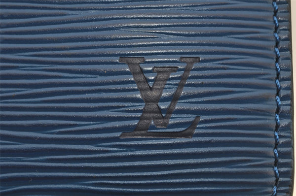 Authentic Louis Vuitton Epi Riviera Hand Bag Blue M48185 LV 7072J