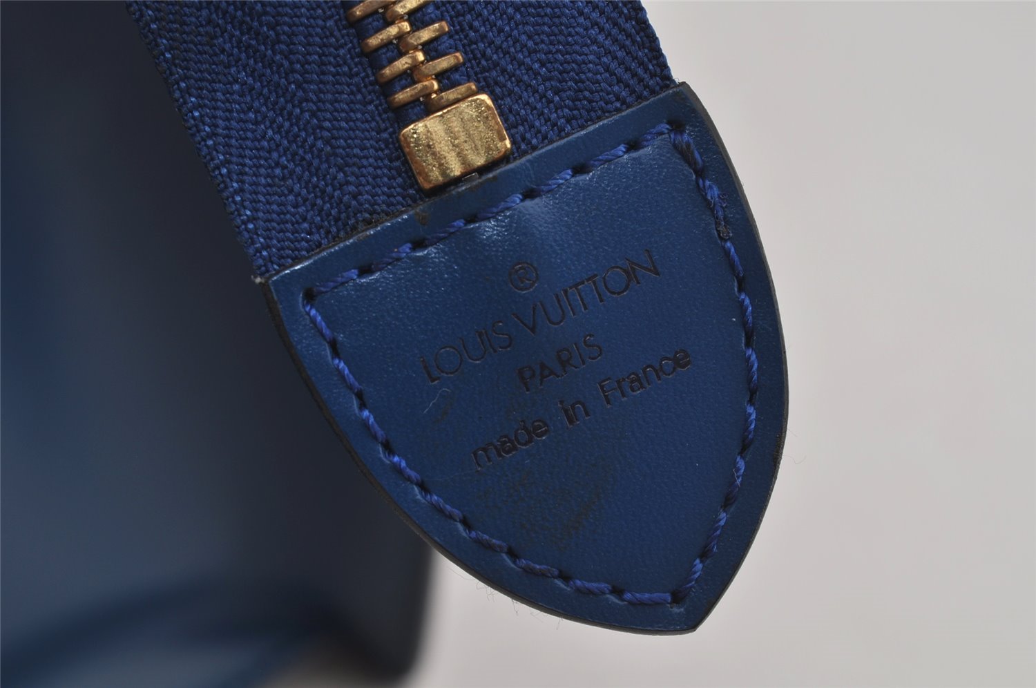 Authentic Louis Vuitton Epi Riviera Hand Bag Blue M48185 LV 7072J
