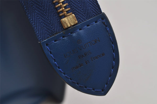 Authentic Louis Vuitton Epi Riviera Hand Bag Blue M48185 LV 7072J