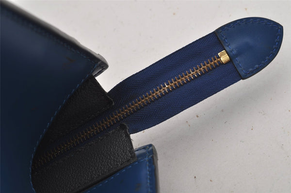 Authentic Louis Vuitton Epi Riviera Hand Bag Blue M48185 LV 7072J