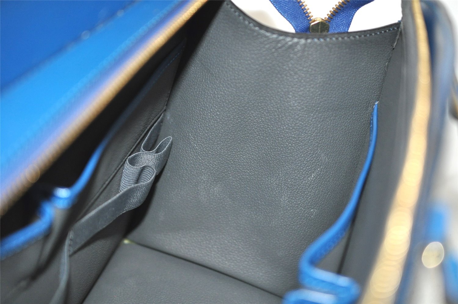 Authentic Louis Vuitton Epi Riviera Hand Bag Blue M48185 LV 7072J