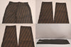 Authentic FENDI Vintage Zucca Pants Canvas USA 31inches Brown 7072M