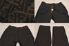 Authentic FENDI Vintage Zucca Pants Canvas USA 31inches Brown 7072M