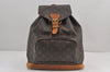 Authentic Louis Vuitton Monogram Montsouris GM Backpack M51135 LV 7073J