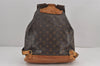 Authentic Louis Vuitton Monogram Montsouris GM Backpack M51135 LV 7073J