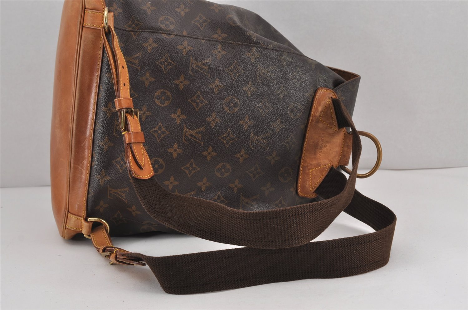 Authentic Louis Vuitton Monogram Montsouris GM Backpack M51135 LV 7073J