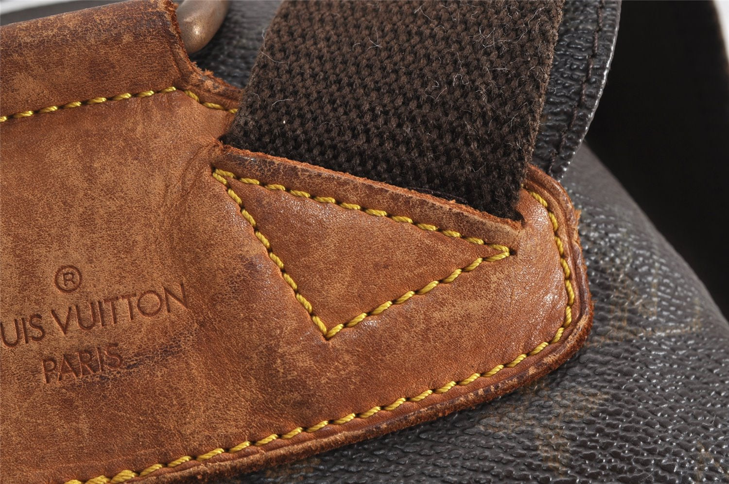 Authentic Louis Vuitton Monogram Montsouris GM Backpack M51135 LV 7073J