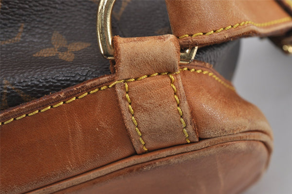 Authentic Louis Vuitton Monogram Montsouris GM Backpack M51135 LV 7073J