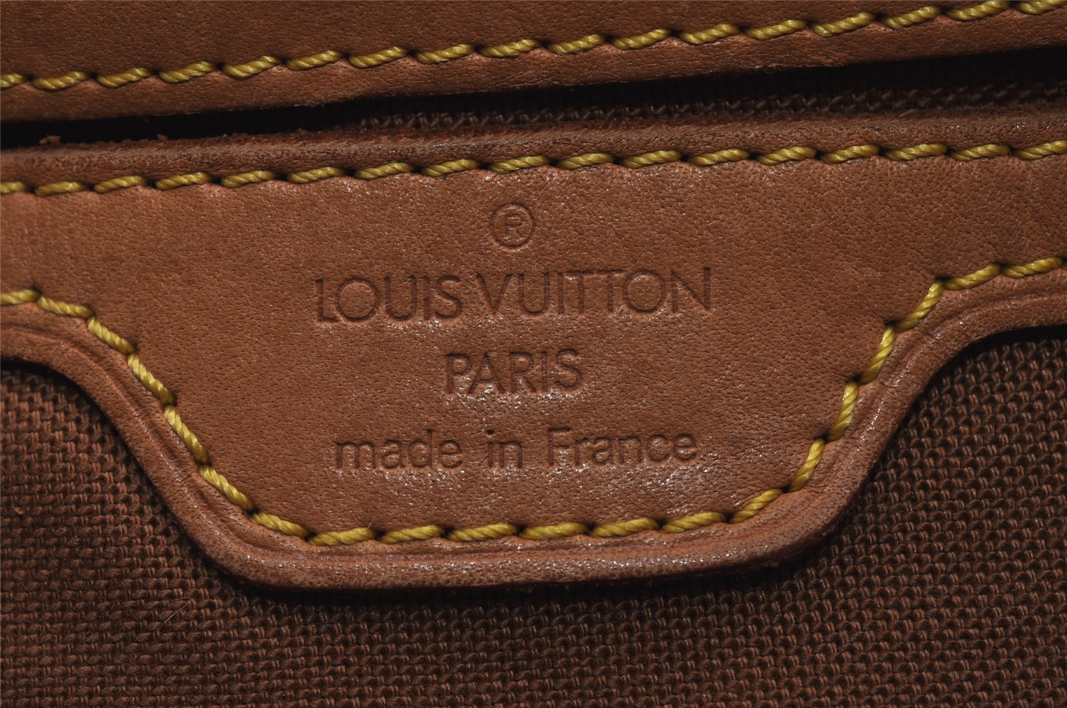 Authentic Louis Vuitton Monogram Montsouris GM Backpack M51135 LV 7073J