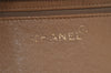 Authentic CHANEL Caviar Skin Medallion CC Logo Shoulder Tote Bag Beige 7074I