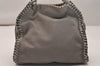 Authentic Stella McCartney Falabella Mini Shoulder Hand Bag Leather Gray 7075J