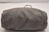 Authentic Stella McCartney Falabella Mini Shoulder Hand Bag Leather Gray 7075J