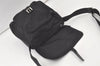 Authentic PRADA Nylon Tessuto Leather Shoulder Cross Body Bag Purse Black 7075K