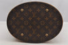 Authentic Louis Vuitton Monogram Bucket GM Shoulder Tote Bag M42236 Junk 7077I