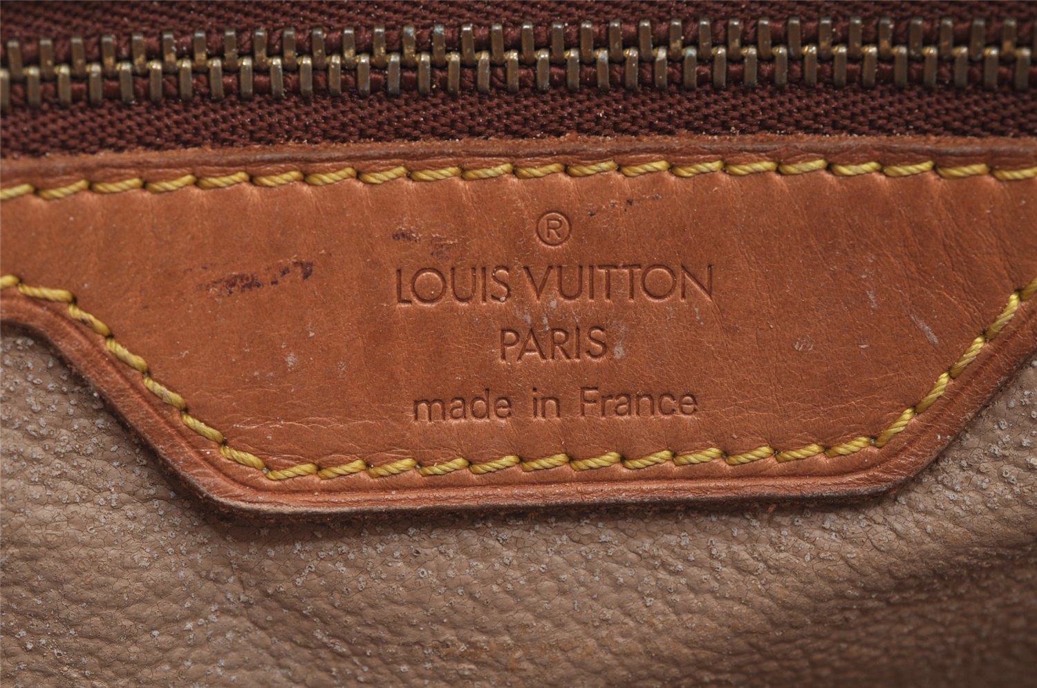 Authentic Louis Vuitton Monogram Bucket GM Shoulder Tote Bag M42236 Junk 7077I