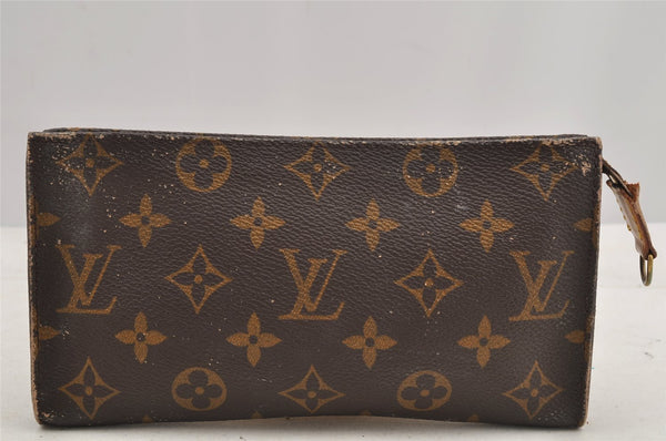 Authentic Louis Vuitton Monogram Bucket GM Shoulder Tote Bag M42236 Junk 7077I