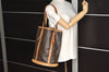 Authentic Louis Vuitton Monogram Bucket GM Shoulder Tote Bag M42236 Junk 7077I