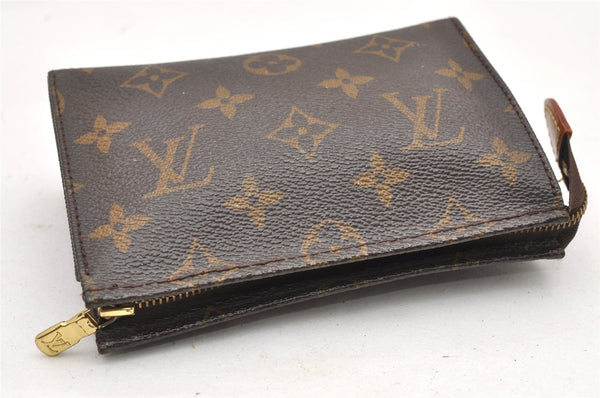 Auth Louis Vuitton Monogram Poche Toilette 15 M47546 Cosmetics Pouch Junk 7077K