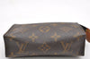 Auth Louis Vuitton Monogram Poche Toilette 15 M47546 Cosmetics Pouch Junk 7077K