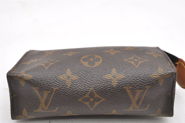 Auth Louis Vuitton Monogram Poche Toilette 15 M47546 Cosmetics Pouch Junk 7077K