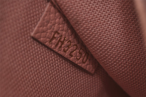 Auth Louis Vuitton Monogram Empreinte Pochette Felice Shoulder Bag Pink 7082I