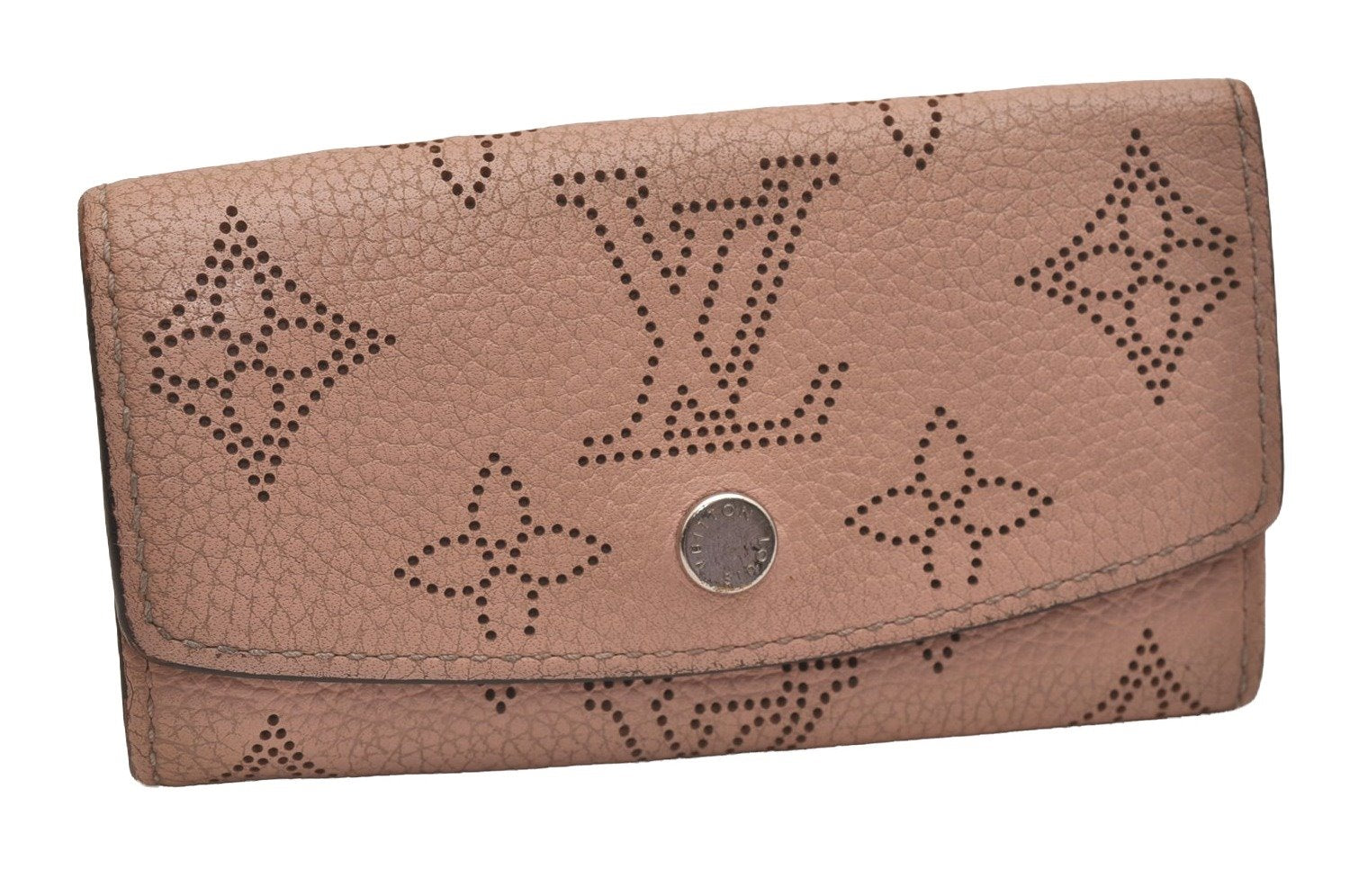 Authentic Louis Vuitton Mahina Multicles 4 Four Hooks Key Case M64056 Pink 7083J