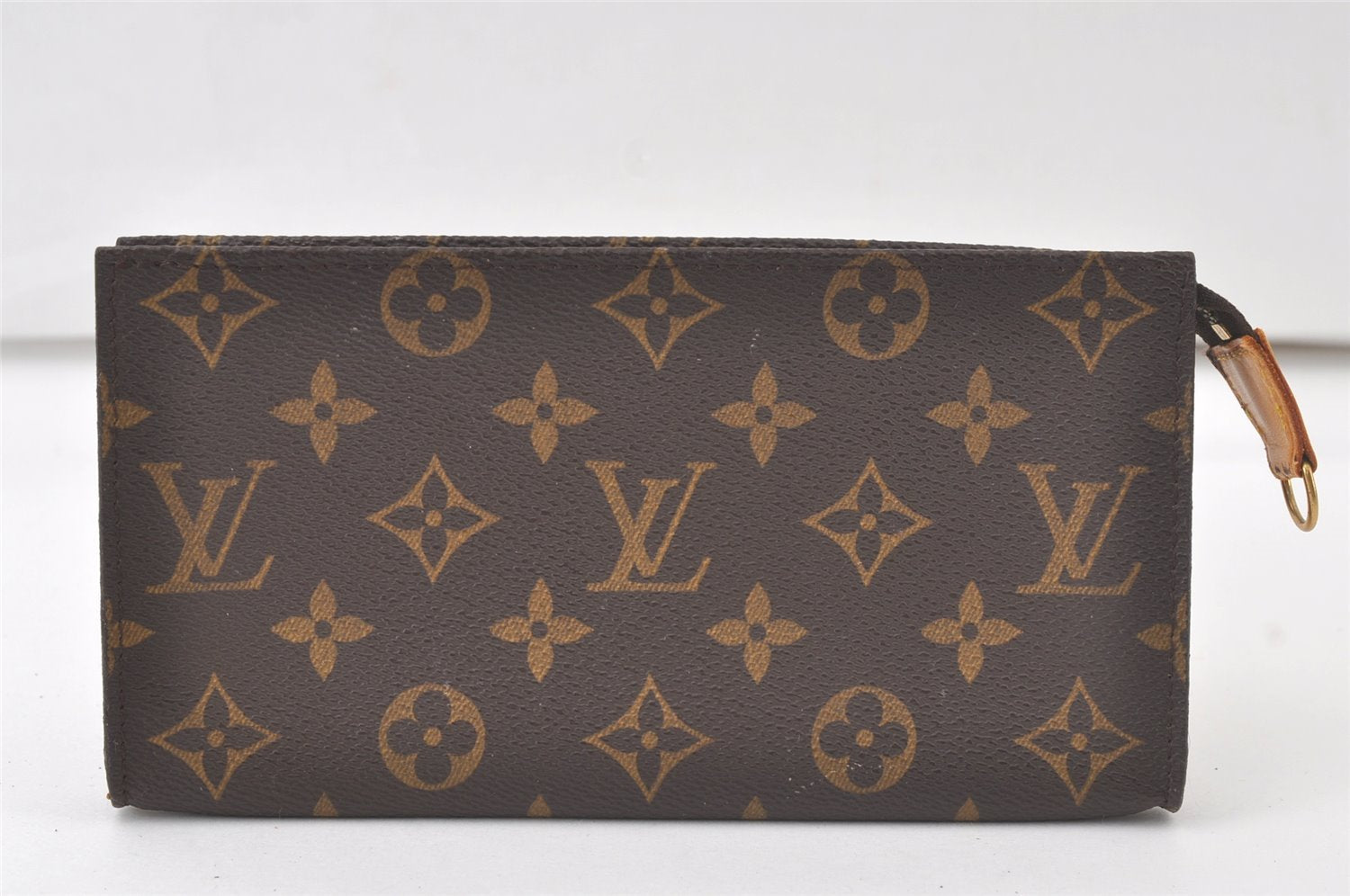 Authentic Louis Vuitton Monogram Pouch For Bucket GM LV Junk 7083K