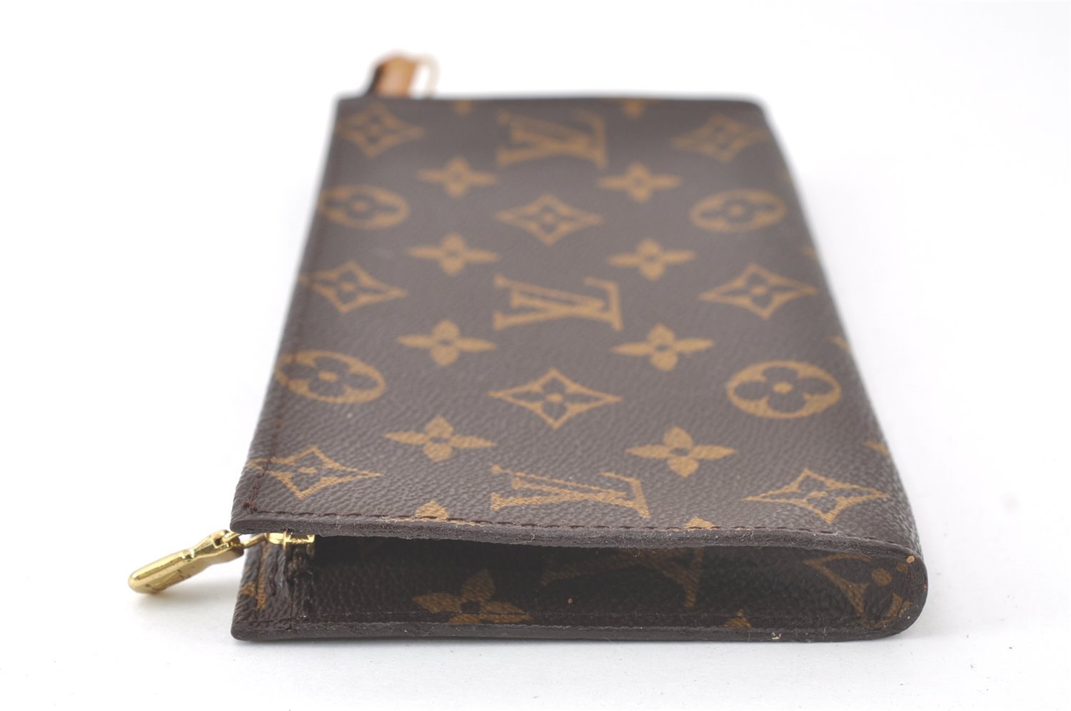 Authentic Louis Vuitton Monogram Pouch For Bucket GM LV Junk 7083K