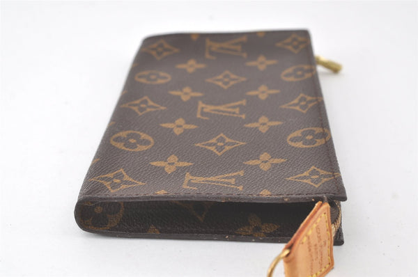 Authentic Louis Vuitton Monogram Pouch For Bucket GM LV Junk 7083K