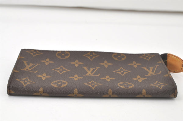 Authentic Louis Vuitton Monogram Pouch For Bucket GM LV Junk 7083K