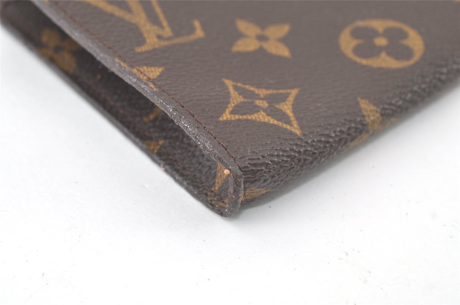 Authentic Louis Vuitton Monogram Pouch For Bucket GM LV Junk 7083K