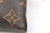 Authentic Louis Vuitton Monogram Pouch For Bucket GM LV Junk 7084K