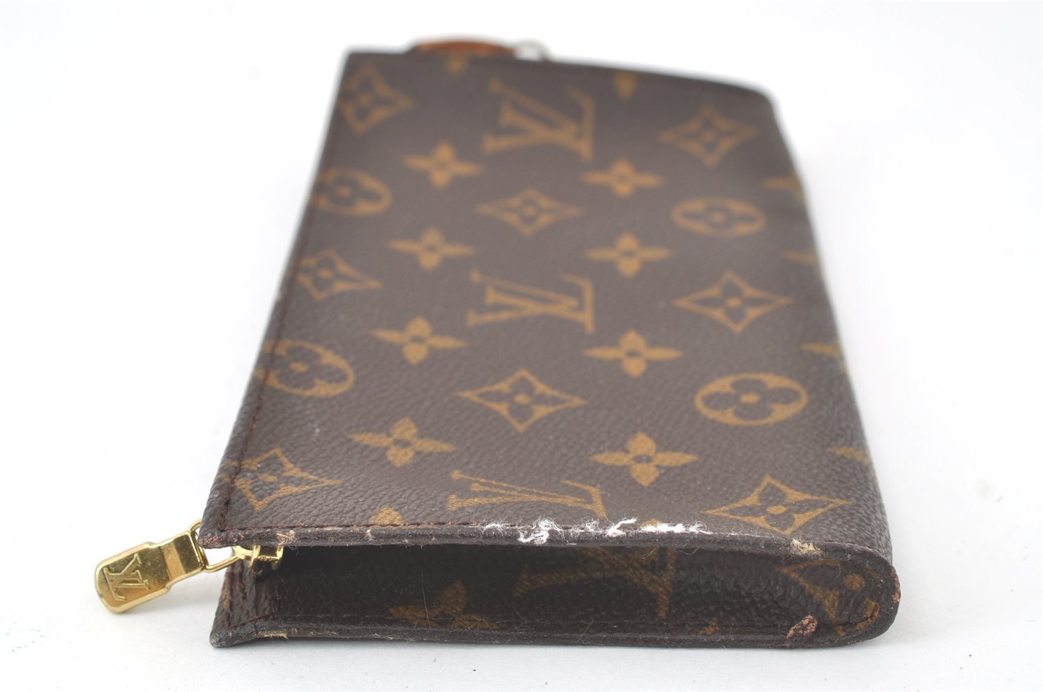 Authentic Louis Vuitton Monogram Pouch For Bucket GM LV Junk 7085K