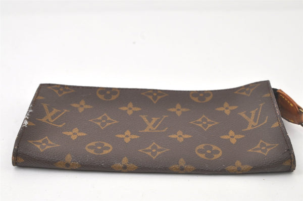 Authentic Louis Vuitton Monogram Pouch For Bucket GM LV Junk 7085K