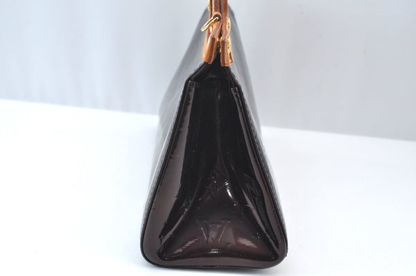 Auth Louis Vuitton Vernis Roxbury Drive 2Way Hand Bag Wine Red M91995 LV 7086H