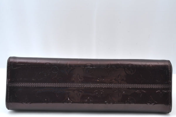 Auth Louis Vuitton Vernis Roxbury Drive 2Way Hand Bag Wine Red M91995 LV 7086H