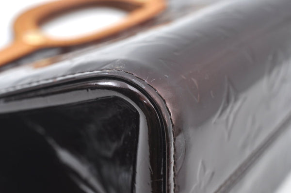 Auth Louis Vuitton Vernis Roxbury Drive 2Way Hand Bag Wine Red M91995 LV 7086H