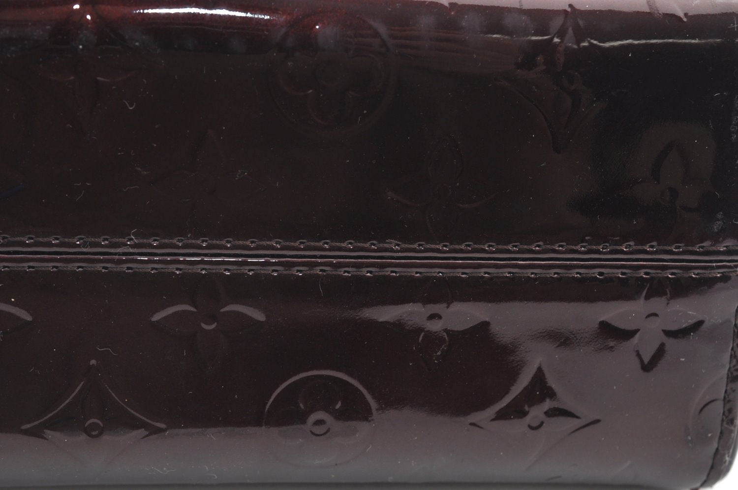 Auth Louis Vuitton Vernis Roxbury Drive 2Way Hand Bag Wine Red M91995 LV 7086H