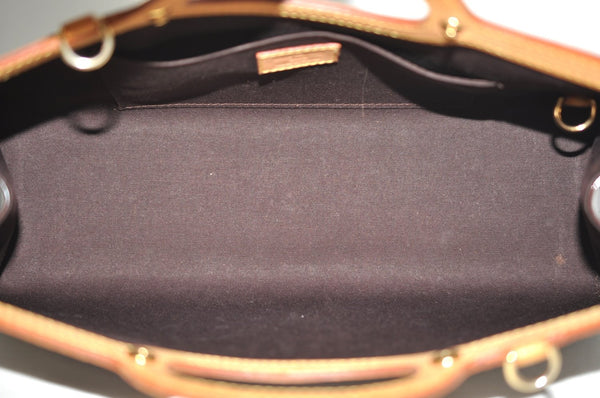 Auth Louis Vuitton Vernis Roxbury Drive 2Way Hand Bag Wine Red M91995 LV 7086H