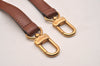Authentic Louis Vuitton Leather Shoulder Strap Brown 40.6-47.6" LV 7086J