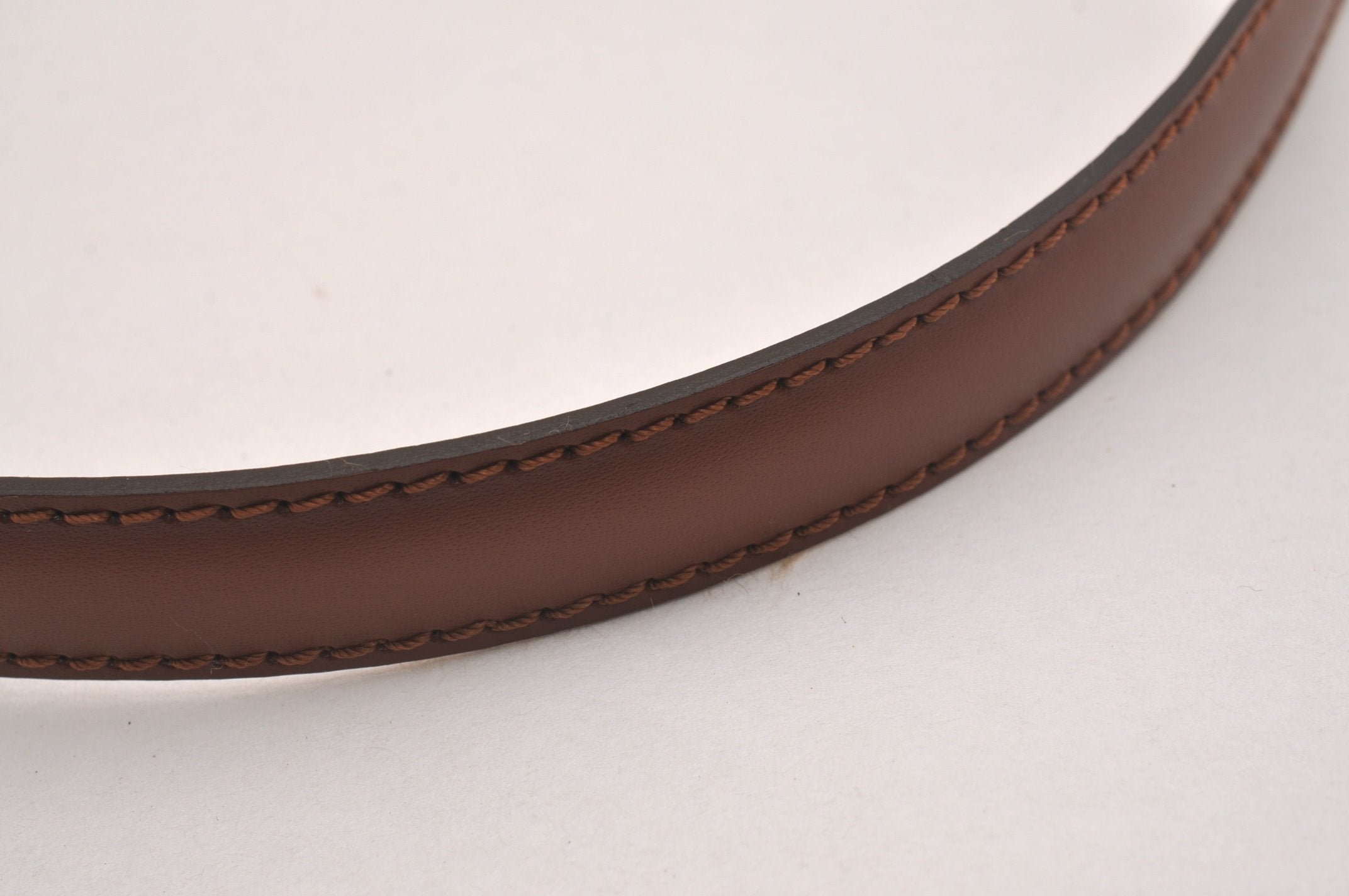 Authentic Louis Vuitton Leather Shoulder Strap Brown 40.6-47.6