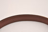 Authentic Louis Vuitton Leather Shoulder Strap Brown 40.6-47.6" LV 7086J