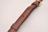 Authentic Louis Vuitton Leather Shoulder Strap Brown 40.6-47.6" LV 7086J