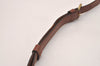 Authentic Louis Vuitton Leather Shoulder Strap Brown 40.6-47.6" LV 7086J