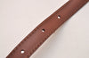 Authentic Louis Vuitton Leather Shoulder Strap Brown 40.6-47.6" LV 7086J